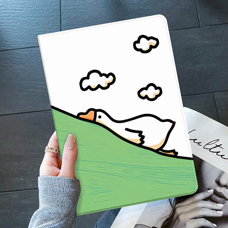 ipadmini6保护套苹果air5壳pro11平板10.9带笔槽迷你4支架air2电脑9硅胶5书本3新款第五六七八九代20英寸适用