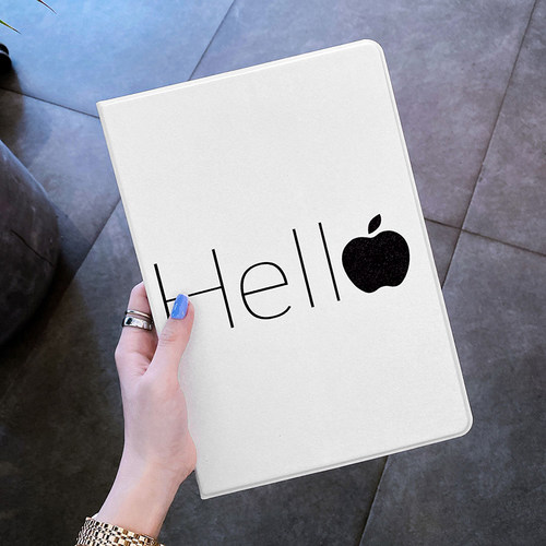 苹果简约风硅胶带笔槽迷你保护套