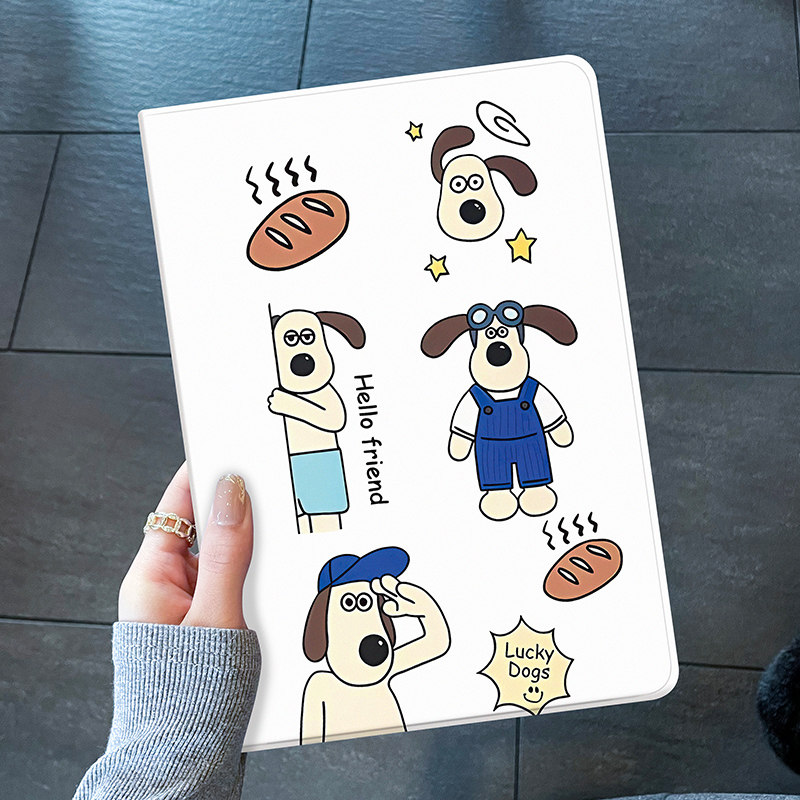 ipadair5保护套苹果mini6壳pro11平板10.9带笔槽书本3迷你4电脑9硅胶5支架air2新款第五六七八九代20英寸适用