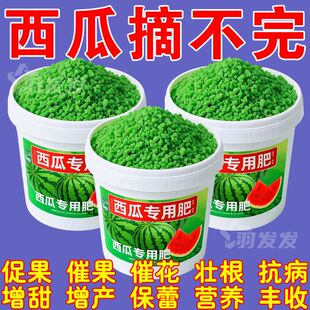西瓜肥料西瓜专用肥料氮磷钾生物颗粒缓释肥有机肥料天然增甜膨果
