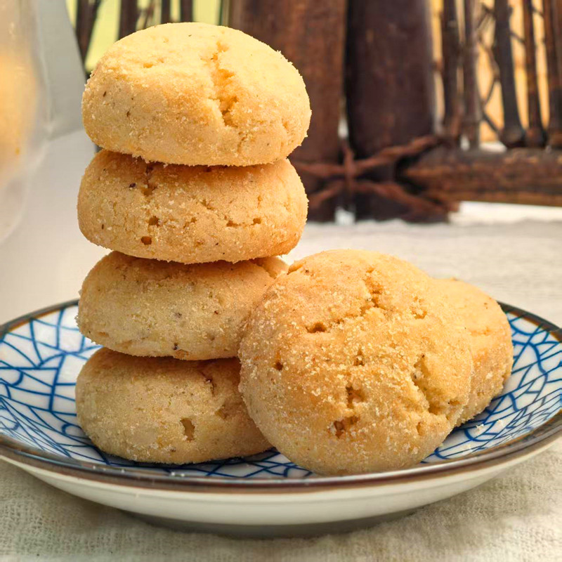 椒盐味茴香味小酥饼怀旧老式糕点
