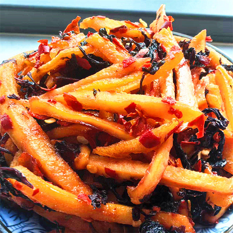 辣味紫苏芒果条鲜果造酸辣软糯果脯蜜饯即食追剧休闲食品湖南特产