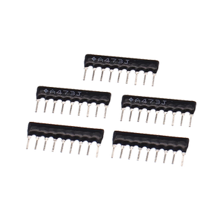 9脚9P直插排电阻 A103J A102J 104J 4.7K 1K 10K 2K 3K 100K 2.2K