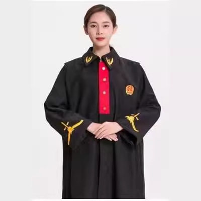 法袍岗位表演服衣服模拟法庭服装新款比赛高中审判长法学院原告