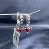 向卉意大利中古库存回流彩宝耳环