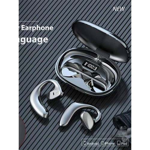 实时翻译蓝牙耳机粤语汉英翻译同声翻译人工智能外语翻译官方耳机