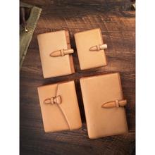 日本brelio mbox真皮牛皮手账本A5/A6/A7/M5尺寸裸色插扣款活页手