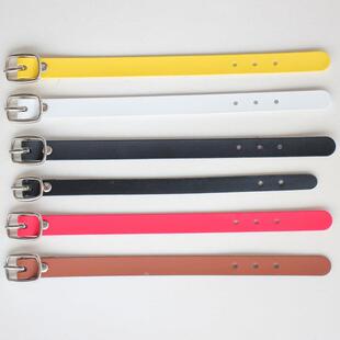 PU行李牌带子行李箱小皮带扣手腕表带箱包配件吊牌带皮质挂绳绑带