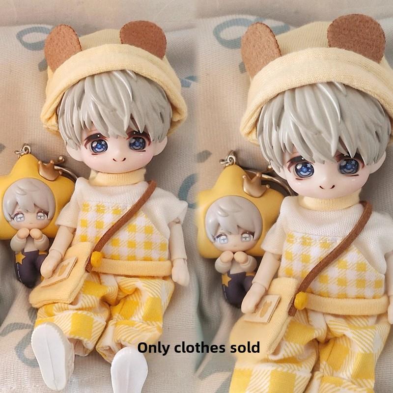 Ob11婴儿服装阿衣衣8分12分Bjd装扮套装16- 17cm娃娃动物白菜价