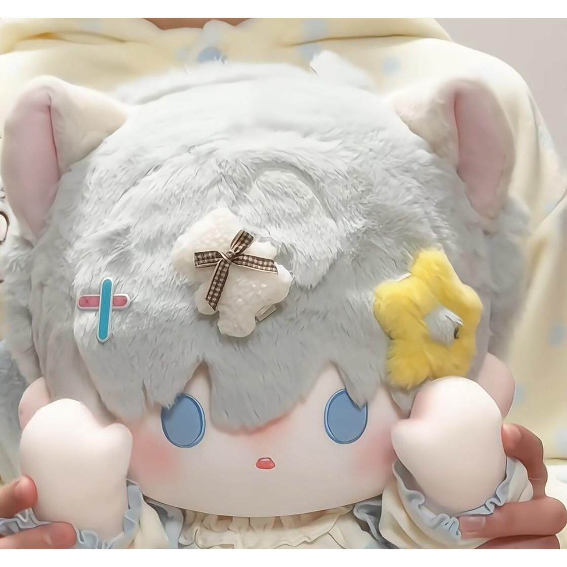 星醒醒 sp 兔毛沈星回 40cm 坐姿一番赏棉花娃娃恋与深空娃娃