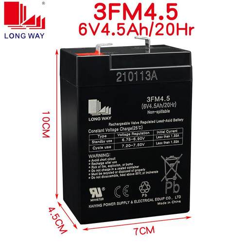 LONGWAY龙威6V4A7A12A12V7A10A14A儿童电动车摩托车音响电瓶通用