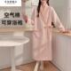 夹棉吸水速干可以穿 长袖 浴巾睡衣两用 2025新款 浴袍女秋冬款
