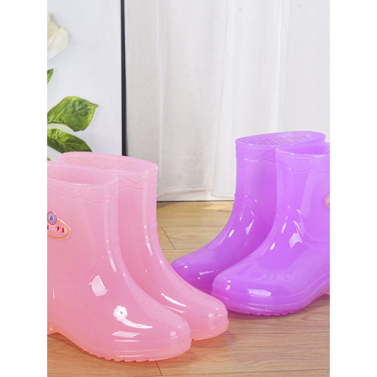 雨鞋女防水短筒水鞋加绒低筒厨房防滑雨靴工作农用干活水桶鞋胶鞋
