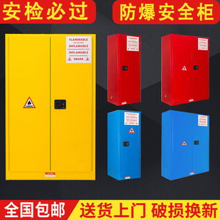 实验室化学工业防爆柜液体气瓶柜防腐易燃品氮氩氢气防火柜安全柜