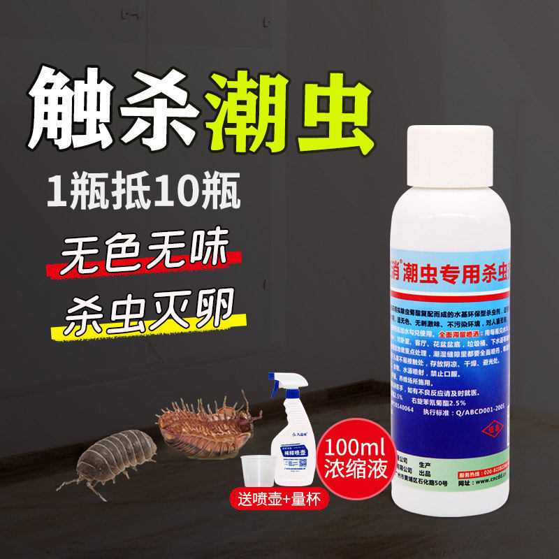 空消潮虫药杀虫剂杀潮湿虫家用潮虫室内非无毒除墙上小黑虫