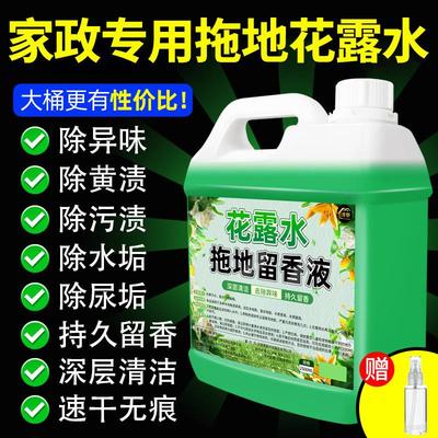 拖地花露水持久留香清洁液大桶无水印地板瓷砖清洁剂清香