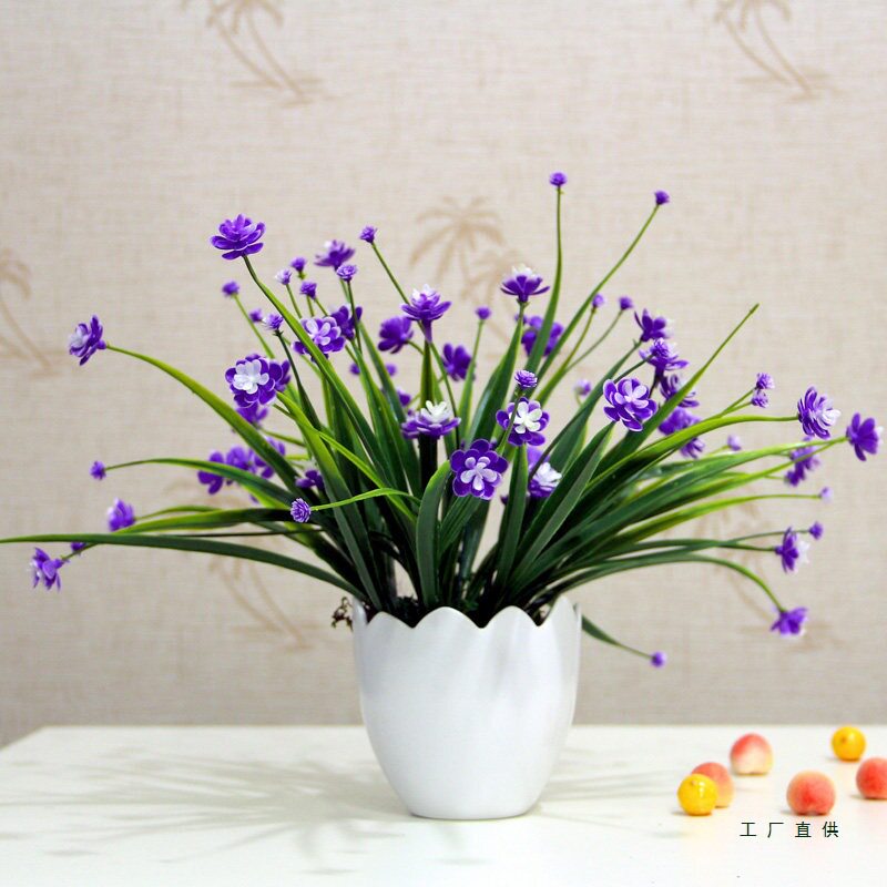 满天星仿真花假花客厅塑料花束装饰花插花餐桌摆花干花艺冰箱摆件