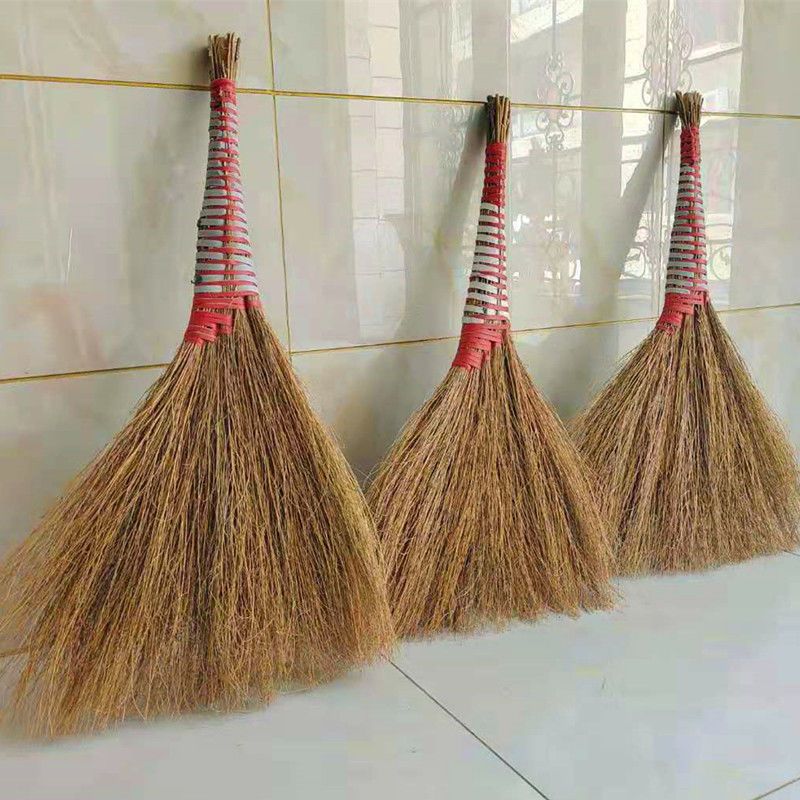 铁扫把草手工老式笤帚家用庭院工厂农村金丝草加编加厚