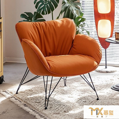 单人休闲沙发科技客厅现代阳台卧室逍遥小户型休闲沙发椅懒人椅子