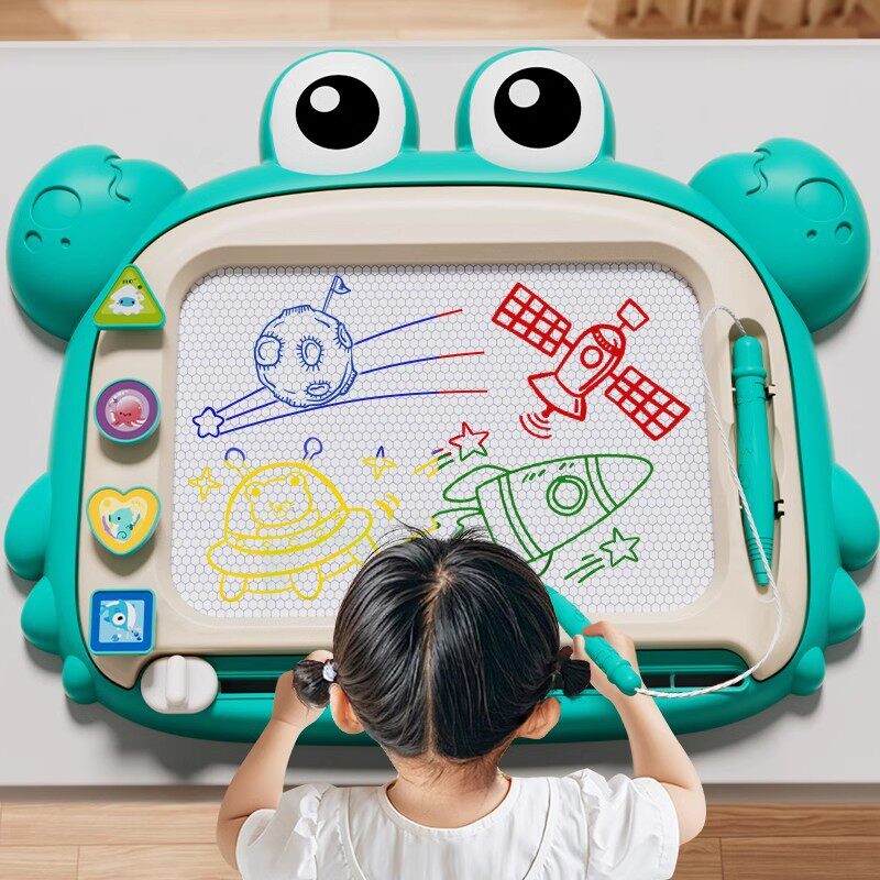 儿童画板磁性婴幼儿宝宝玩具涂画磁力黑板家用可擦写字板创意学习