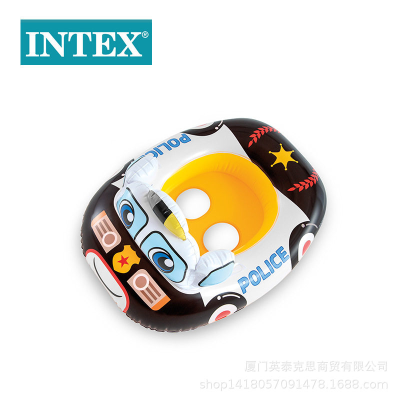 intex 59586儿童 水上座圈充气游泳泳具坐骑玩具颜色随发水上