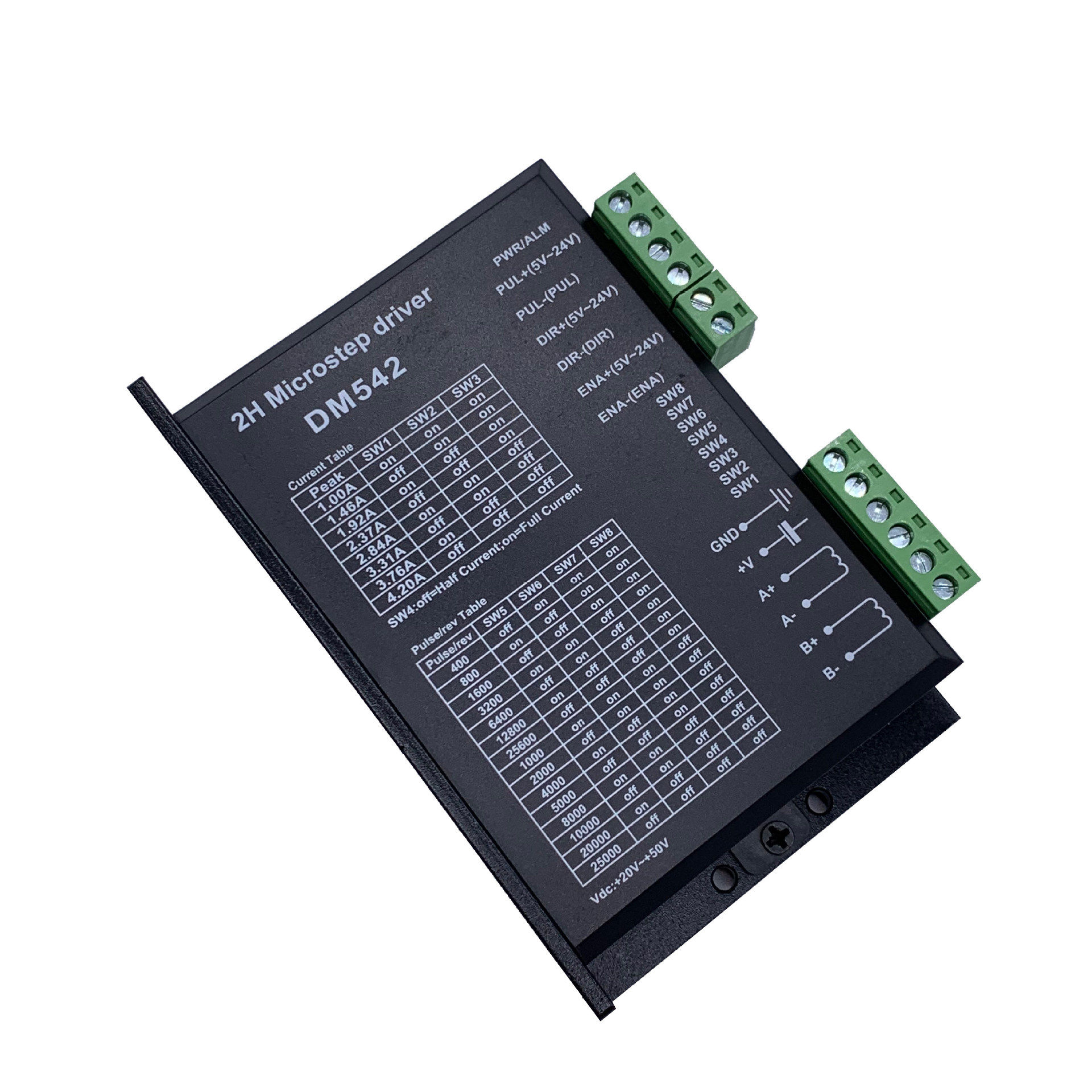 DSP数字式42/57/86步进电机驱动器256细分DM542替代M542//TB6600