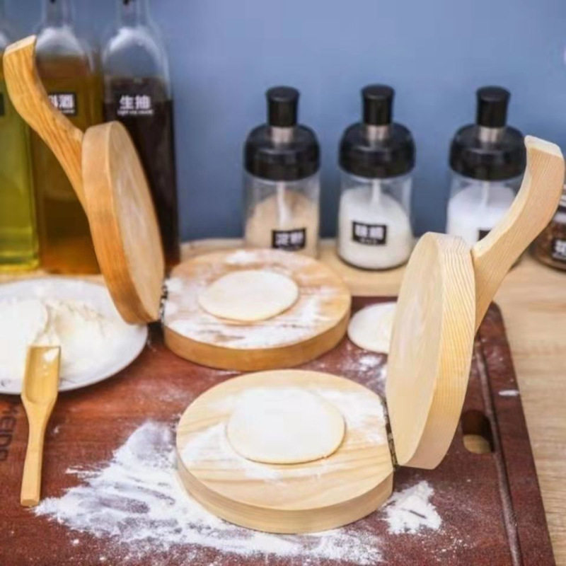 实木压米饺皮器饺子皮手工压皮板米粑面皮模具家用包饺子新款
