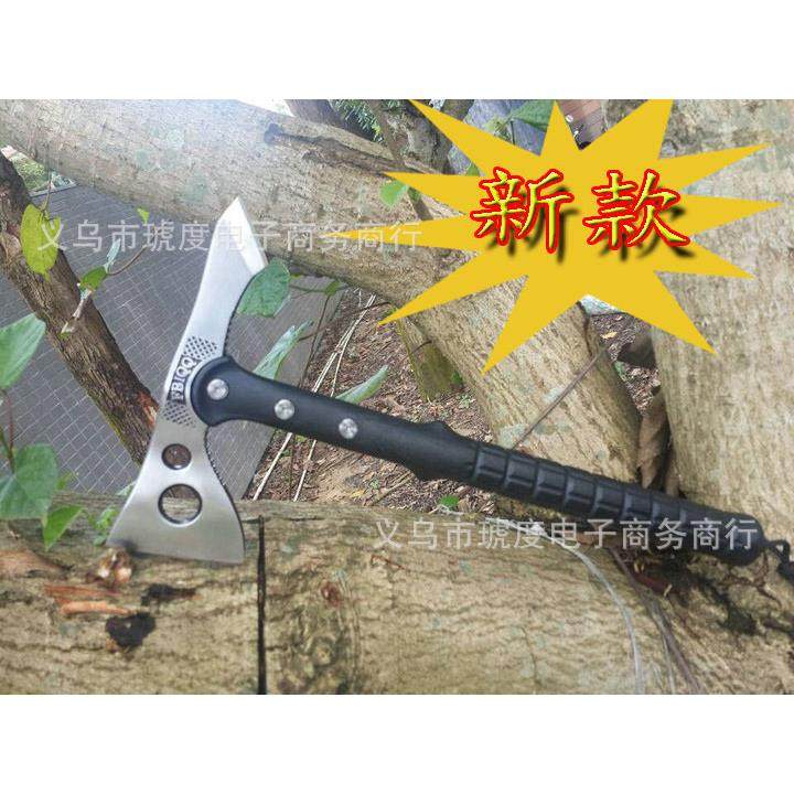 勇士战斧户外野外登山用斧野营斧头锤头锤子两用斧头营地斧