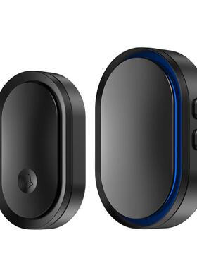 卡佳斯A99黑色无线门铃 远距离遥控音乐门铃老人呼叫器 智能门铃