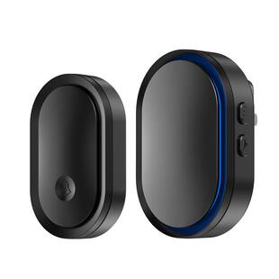 卡佳斯A99黑色无线门铃 智能门铃 远距离遥控音乐门铃老人呼叫器