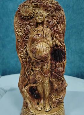 独立站树脂工艺品希腊女神雕像神坛花园摆件精美艺术雕塑装饰品