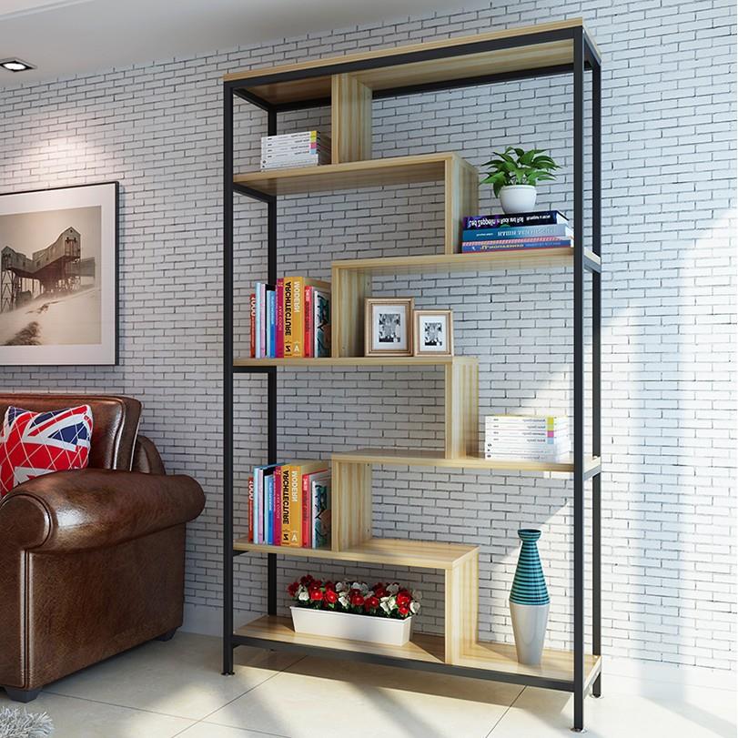 隔断置物架铁艺屏风客厅博古架简易多层收纳架办公书架玄关展示架