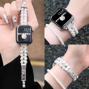 iqoowatchgt手表链 gt女生高级感3智能手环vivowatch5女士iqoo蓝牙版 适用vivowatchgt2手表带金属vivo watch