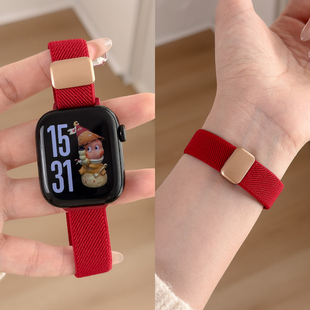 适用vivowatchgt2手表带编织磁吸vivo watch gt智能运动手表链watch5女士手环腕带iqoowatchgt2新款iqoo女款3