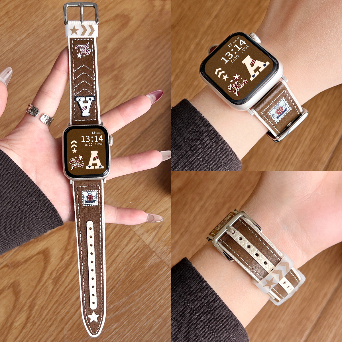 UHADA原创意美式学院风表带气质