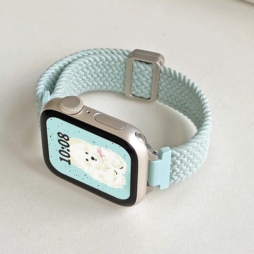 UHADA薄荷蓝编织磁吸表带新色系