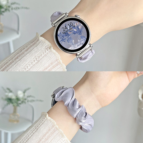 UHADA创意新款冰丝发圈表带