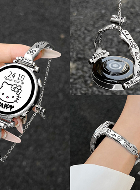 适用华为watch gt5手表带新款6pro智能运动手表链watch4女表系列专用watchgt4女士夏天3女款高级感夏季腕表带