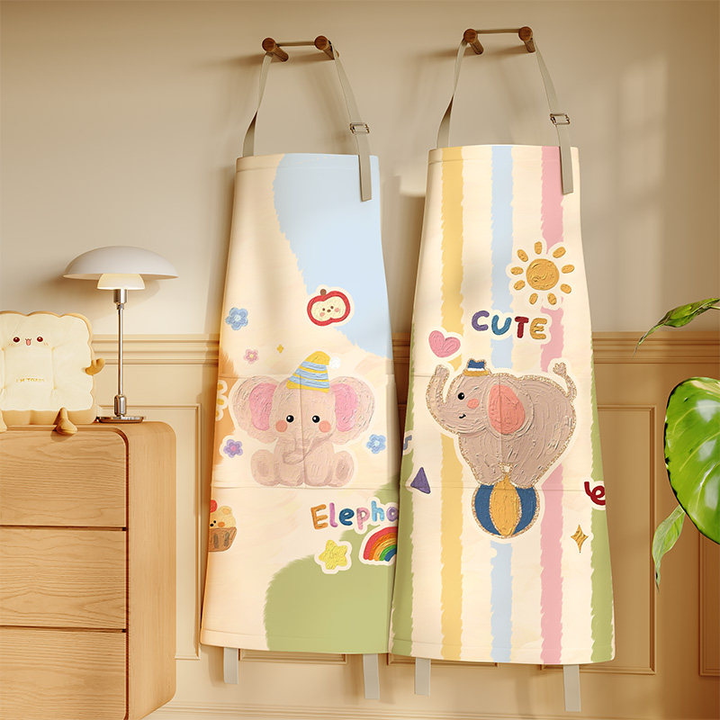 清新奶油风围裙防水防油高级感厨房家用做饭罩衣年轻款高颜值围腰,家庭/个人清洁工具,围裙,淘宝优惠券,粉丝福利购,淘宝优惠卷