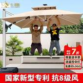 户外遮阳伞庭院伞露天阳台大遮阳伞别墅花园罗马伞商用室外摆摊伞