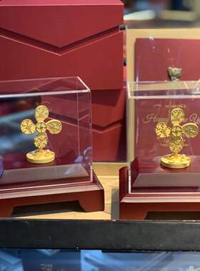 铸足黄金999黄铜风生水起否极泰来时来运转天然翡翠摆件源头厂家