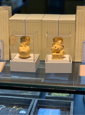 铸金999平安夜金苹果圣诞小熊源头厂家一手货源供各大渠道珠宝商