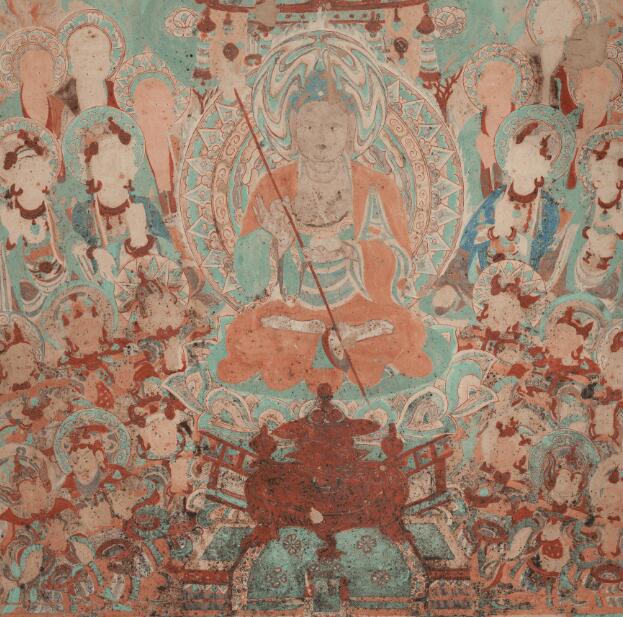 唐 敦煌壁画《莫高窟057窟》15幅 超高清电子图片装饰喷绘素材