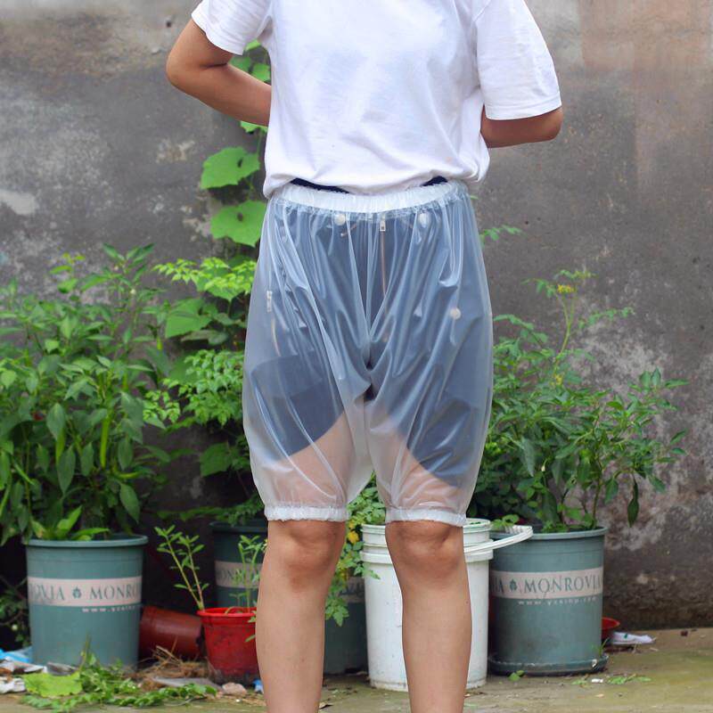 宁逸雨裤防水中长短裤透