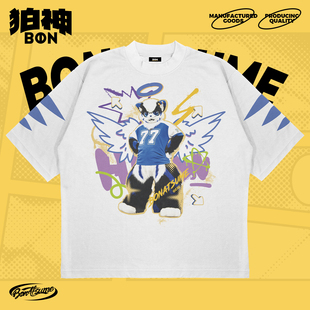 【BON】2026SS05短袖T恤联名系列-焕嘉 宽松福瑞FURRY210g