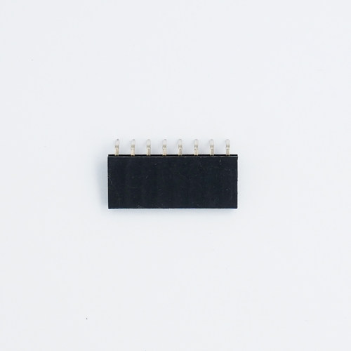2.54mm单弯排母座90度卧式1x8P