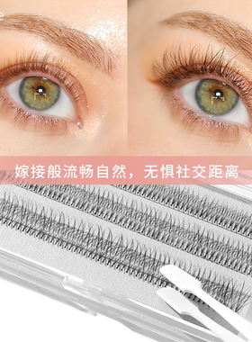 Dark Swan X Buster Knight联名款Wispy单根式自然仿真嫁接睫毛