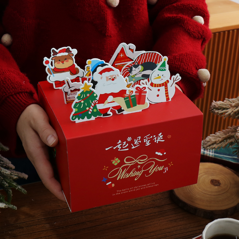 圣诞节包装盒烘焙曲奇饼干礼盒