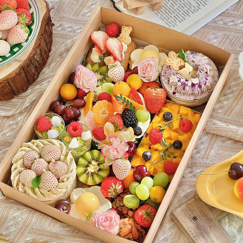 野餐盒下午茶礼盒露营春游盒子