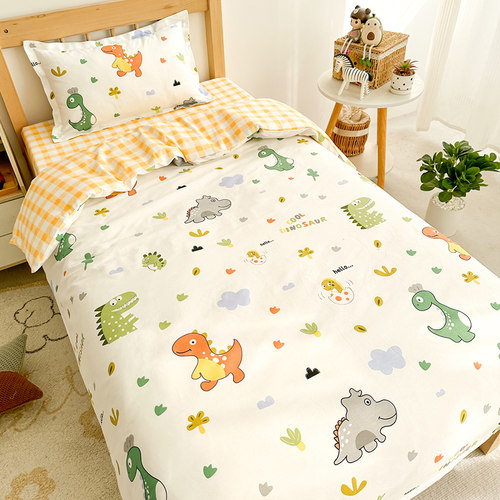 婴儿被套纯棉卡通宝宝定做幼儿园